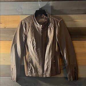 Ashley Women's Brown Leather Jacket